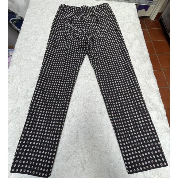 Maison Common Munich Women's Size 34 Casual Ankle Trousers Pants Floral Pattern - Picture 2 of 10